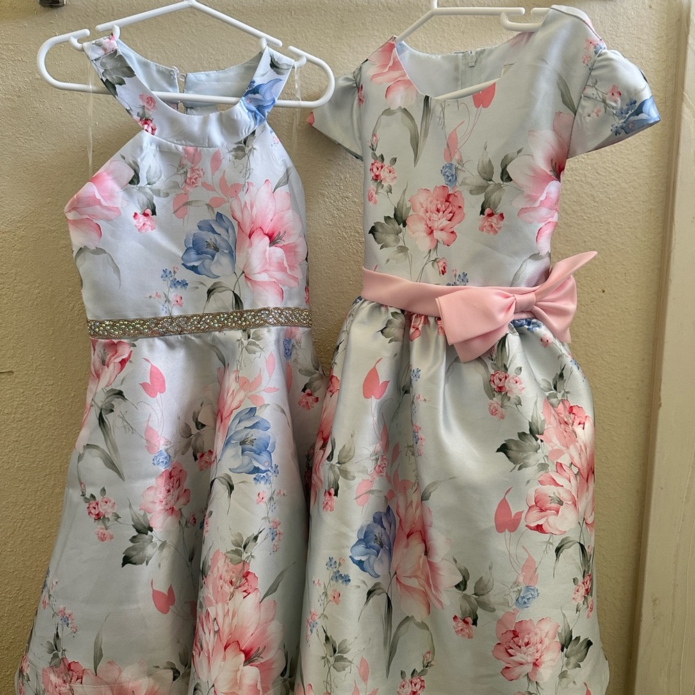 Little Girls Matching Easter Dresses
